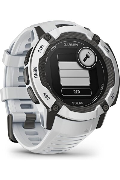 Garmin Smartwatch pentru bărbați Instinct 2X Solar 1,1 " GPS Bluetooth Alb Cuarț