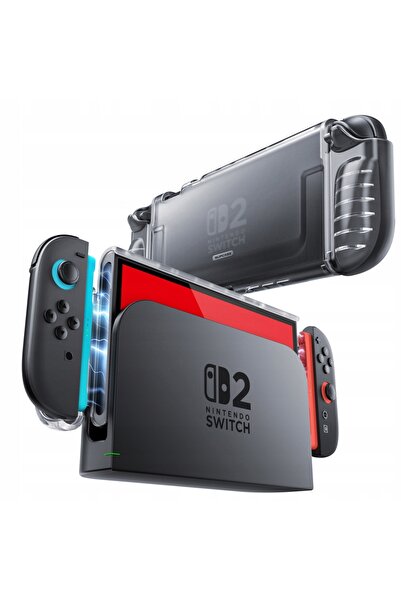 NO BRAND Husă pentru Nintendo Switch 2, Supcase Crystal, solidă, hibridă, rez...