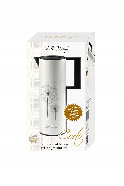 Vialli Design Termos VIALLI, pentru conferințe, cafea, ceai, infuzii, CORTO 1 L