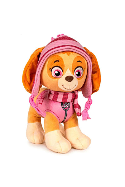 Play By Play Jucărie de pluș de iarnă Paw Patrol Skye, 27 cm