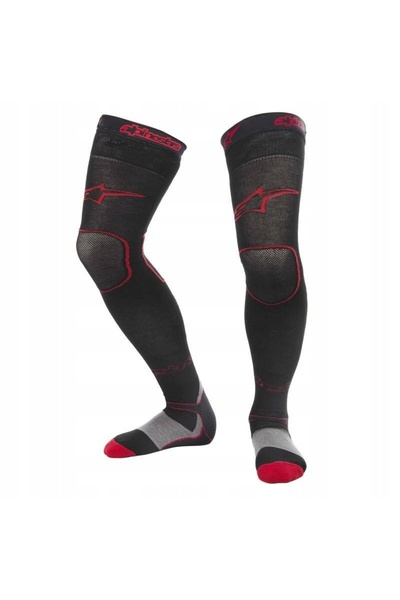 Alpinestars Șosete MX r. S/M negru/roșu