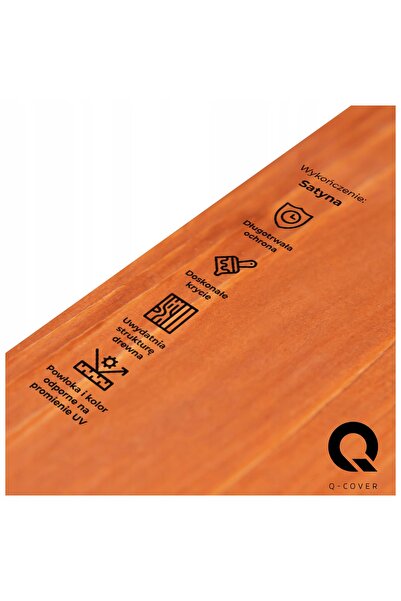 NO BRAND Lac pentru Lemn 3W1 Extra Lazura Culoare Teak Satin 1L Protecție UV