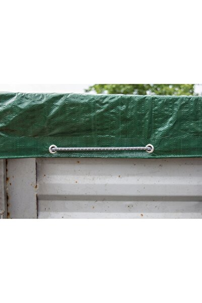 Bradas BCDIY-0850GY-R - Cordon elastic cu cârlig, din cauciuc, 0.8 x 50m, gri