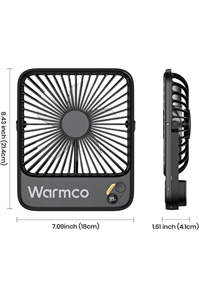NO BRAND Ventilator USB silențios, mini, de birou, pentru camping, cu răcire,...