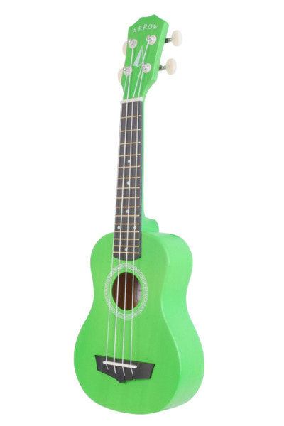 NO BRAND Ukulele ARROW PB10GR Soprano Verde