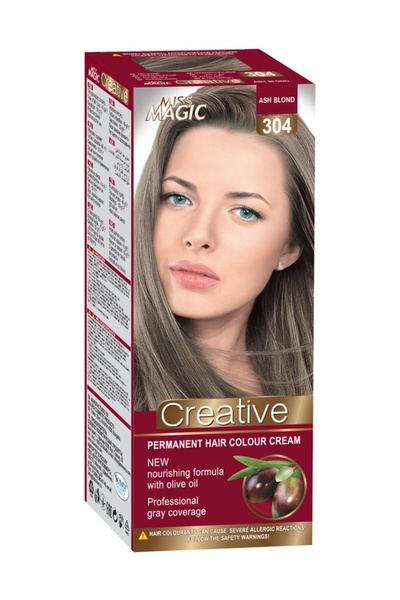 Miss Magic Μόνιμη βαφή μαλλιών αρ. 304, Σαντρέ Ξανθό, 90γρ., Δημιουργικό