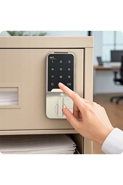 NO BRAND Încuietoare cu cod electronic pentru dulapuri, sertare, cutii poștal...