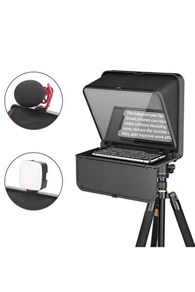 LENSGO Teleprompter Vizor Monitor VLOG pentru Telefon Smartphone + Telecomandă
