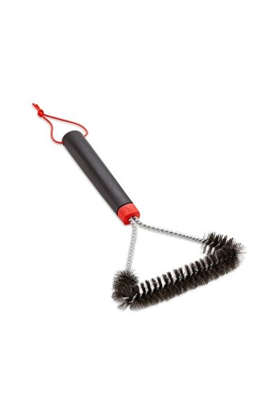 WEBER Perie de curățat grătar din sârmă de oțel, cu trei fețe, de 30 cm