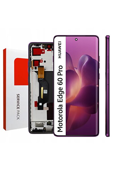 NO BRAND Display pentru Motorola Edge 60 Pro ecran LCD cu ramă mov original Zila