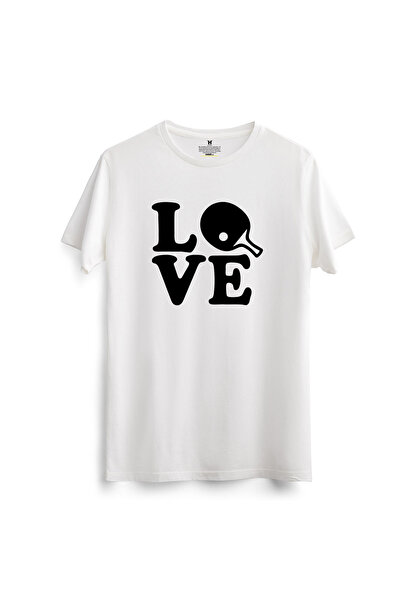 hakuof Table Tennis Printed Cotton T-Shirt Table Tennis T-Shirt Training