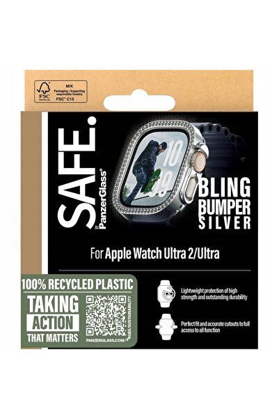 NO BRAND SAFE de la PanzerGlass Carcasă de protecție pentru Apple Watch Ultra...