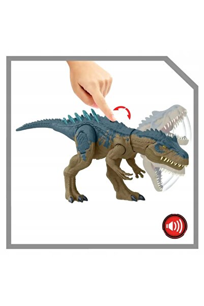mattel JURASSIC WORLD DINOZAURO ALLOSAURUS figurină mare 43cm cu sunet