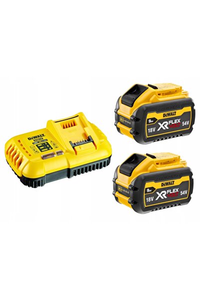 Dewalt 2 ACUMULATOARE 9Ah 18V/54V + ÎNCĂRCĂTOR 54V DCB118X2