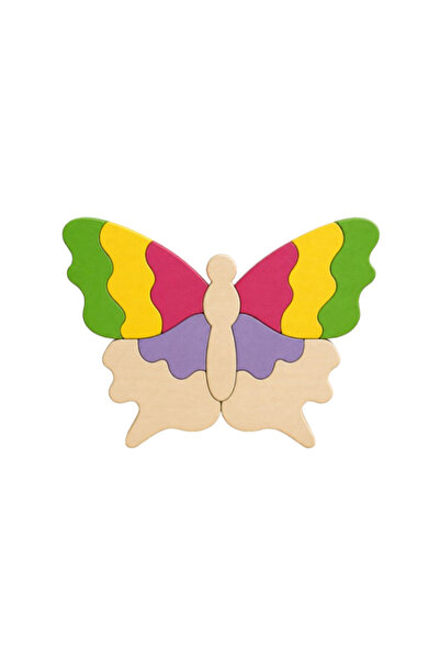 Gabcom Puzzle din Lemn – Fluture2 | Puzzle Montessori Educativ | 11 Piese | 1...