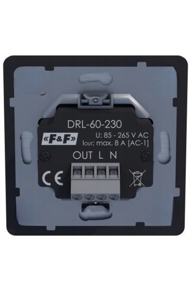 F&F DİZAYN F&F DRL-60-230-9 SENZOR DE DISTANȚĂ CU LASER 230V AC PENTRU CANIST...