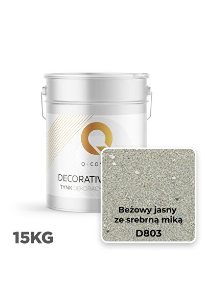 NO BRAND MOSAIC TINKELE GRANULAT BEJ DESCHIS CU MICAC ARGINTIU D803 15kg