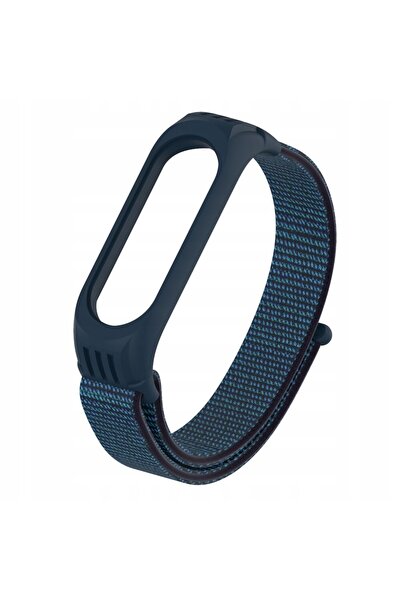 OEM Curea Nylon Compatibila Xiaomi Mi Band 4, Ajustabila, Verde Inchis - Conf...