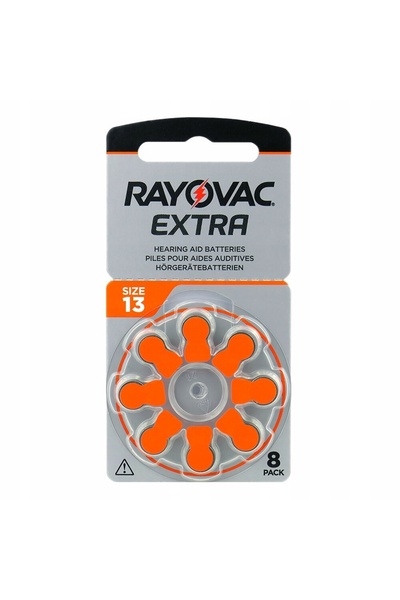 NO BRAND 80x Baterii tip pastilă pentru aparate auditive 13 / PR48 1.45V