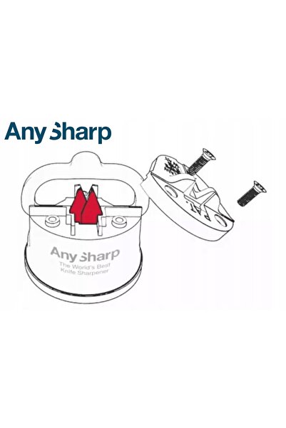 NO BRAND ANYSHARP OSTRYAKA CUȚITE PROFESIONALE CU VENTUZĂ ROȘU CLASIC