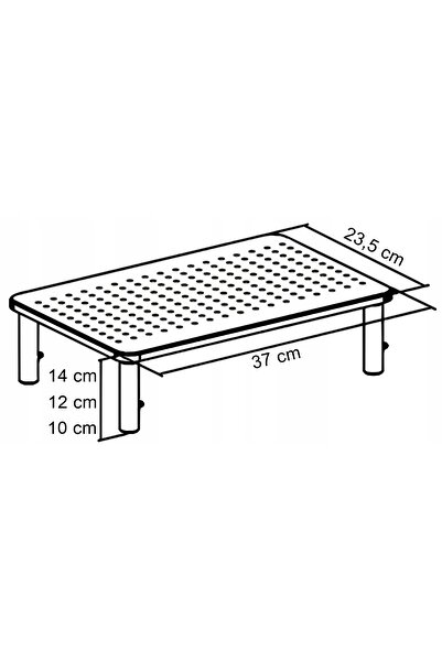 Gockowiak STOLIK ERGONOMIC SUPORT PENTRU MONITOR, LAPTOP, CALCULATOR, IMPRIMANTĂ