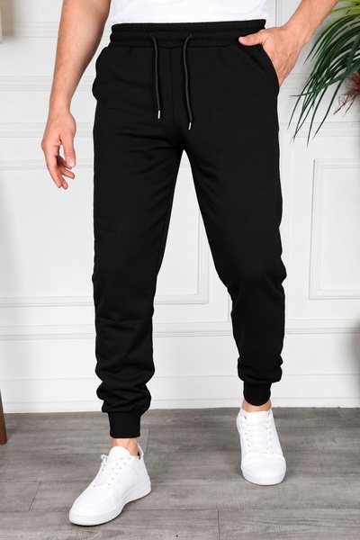 TORUK MAKTO Unisex Ribbed Leg Sweatpants Jogger Comfortable Fit Casual Sports...
