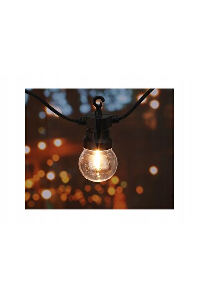 Progarden Ghirlandă luminoasă 10 LED-uri plastic 450x5x11 cm negru temporizat...