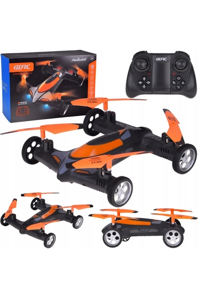 Jokomisiada Drone quadcopter telecomandată cu cameră 2-în-1: zboară și se dep...