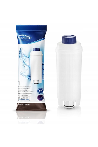 Aqualogis 2x Filtru pentru aparat de cafea Delonghi AL-S002 + Decalcifiant un...
