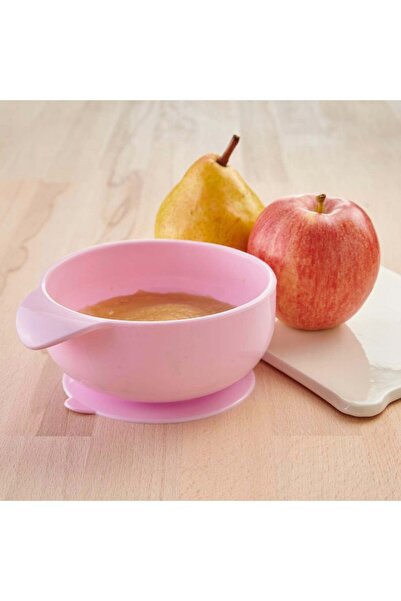 Chicco Bol din silicon, cană din silicon cu ventuză, roz, 6m+