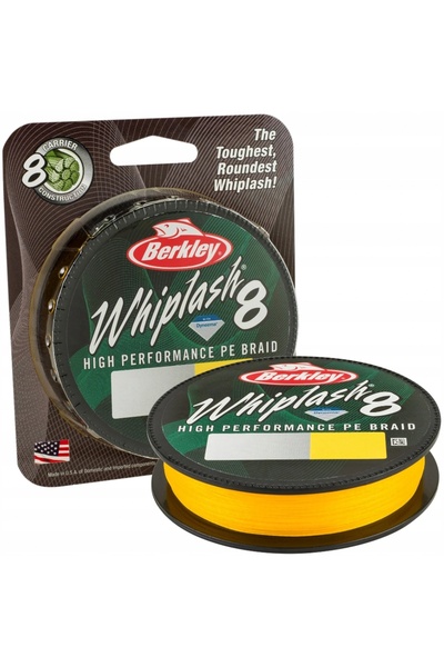 BERKLEY Fir împletit Whiplash 8 0.08mm/150m - Galben