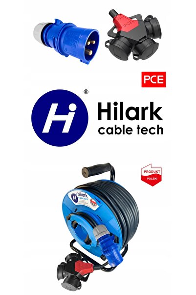 NO BRAND Cablu prelungitor CEE pentru rulotă, cauciuc, H07RN-F, 50m, 3x2,5, t...