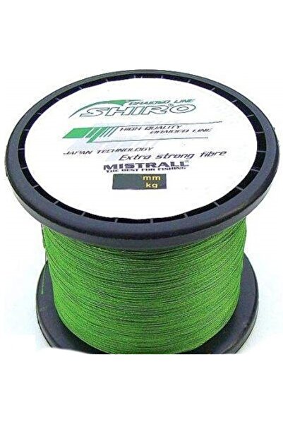 NO BRAND Fir împletit Mistrall SHIRO X4 0.15mm VERDE 0.15 mm x 1000 m