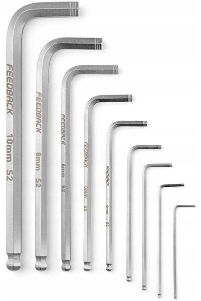 NO BRAND Feedback Sports 1.5/2/2.5/3/4/5/6/8/10 Set de chei hexagonale