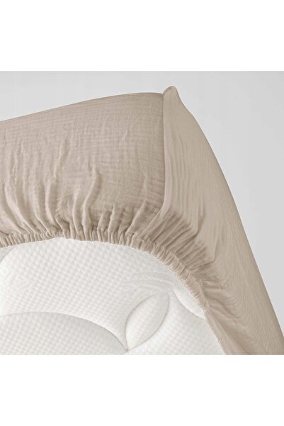 Douceur D'INTERIEUR Cearșaf de pat cu elastic pe colțurile înfășurate, museli...