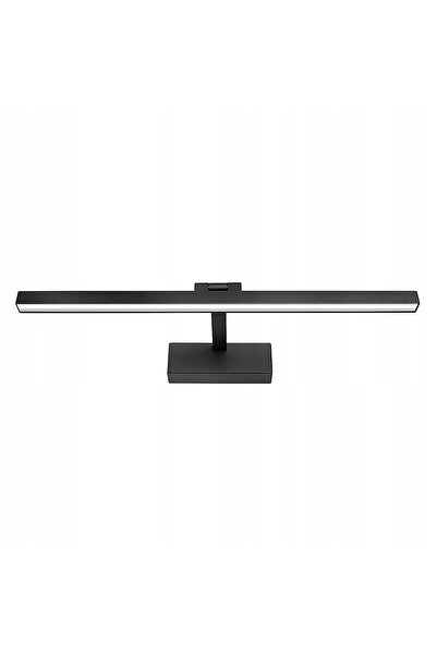 NO BRAND Aplică de perete neagră pentru oglindă, LED 12W, 50CM, 4000K, reglab...