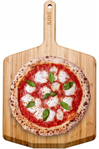 NO BRAND 30cm 12 " Lopată de pizza Ooni din lemn de bambus + EBOOK GRATUIT