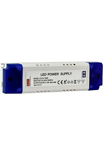 NO BRAND Sursă de alimentare LED 24V pentru bandă LED 100W 4.2A IP20 Mobilier...
