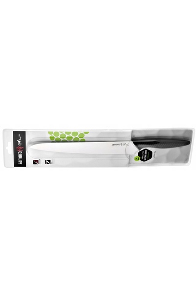 NO BRAND CUȚIT SAMURA PENTRU PORȚIONARE, TĂIERE CARNE, FELIATOR AUS-8 25CM GOLF