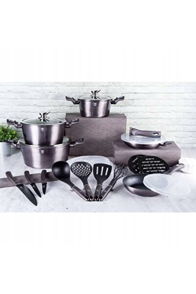 Berlinger Haus Tigaie wok cu strat de granit 28cm 3,8L pentru inducție și gaz...