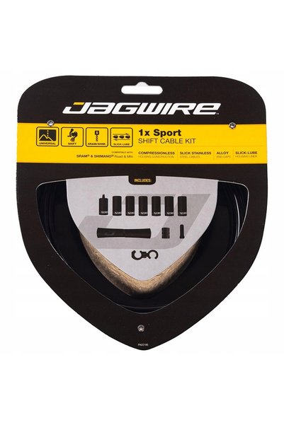 NO BRAND Jagwire SPORT SHIFT Negru 1x UCK350 set cablu+lanț