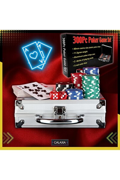 NO BRAND Set de poker cu 200 de jetoane, cărți de joc, jetoane de poker Texas...