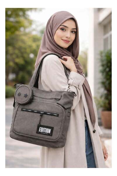 Generic Women’s Multi-Compartment Shoulder Tote Bag | Large Capacity Casual H...