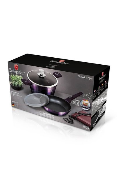 Berlinger Haus KIT COMPLET 4EL. Garnitură/Panou de gătit GARNEK pentru inducț...