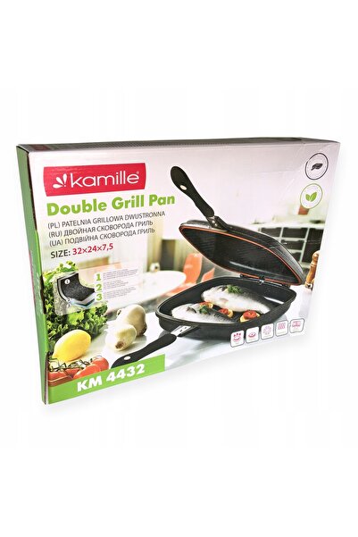 Kamille PLACĂ DE GRILL DIN MARMURĂ CU DUA LĂȚI 32*24*7 CM