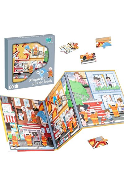 CasaDesteapta.ro Puzzle Carte Magnetic, book compact convenient Each piece fi...