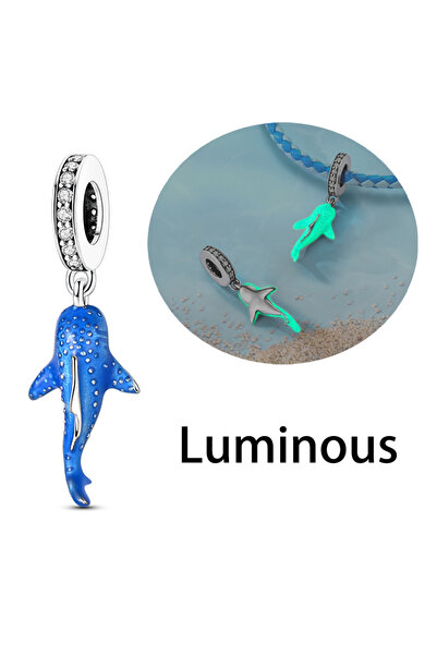 Choice KTC1752 Originales Charms 925 Silver Dolphin Whale Seahorse Dangle Cha...