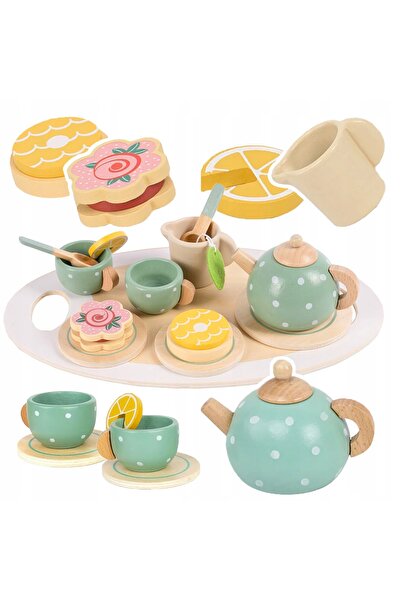 NO BRAND SET DE CĂNI ȘI FARFURIOARE DIN LEMN ȘI CERAMICĂ PENTRU SERVIREA ȘI B...