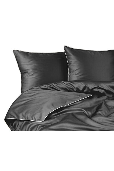 Detexpol Set de lenjerie de pat din bumbac pur Makosatin 220x200 Gri Premium