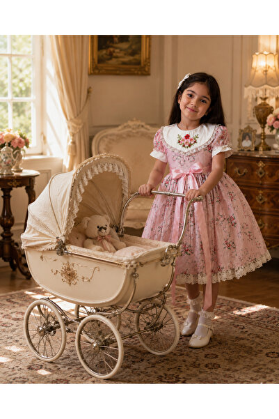 Generic Brand Luxury Bella Rose Dress for Children